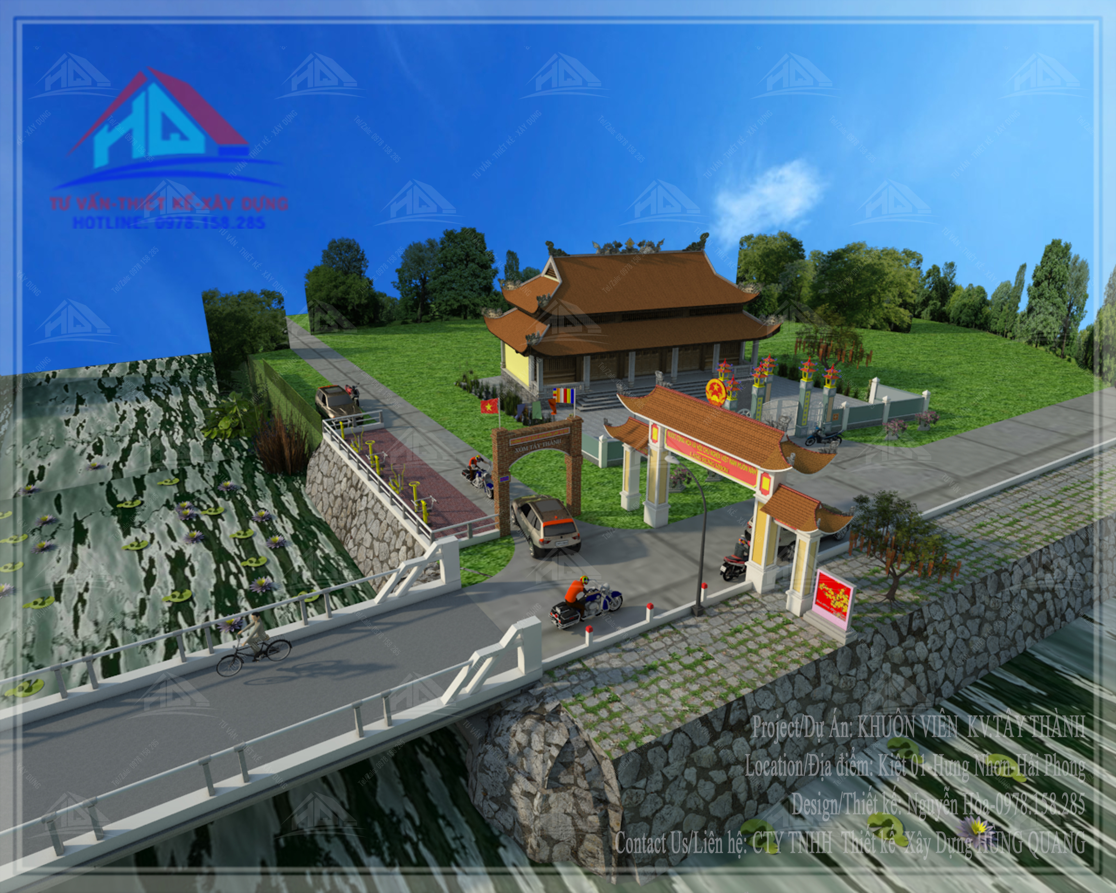 thiết kế công viên đẹp thiết kế chùa đẹp tai quang tri (3)