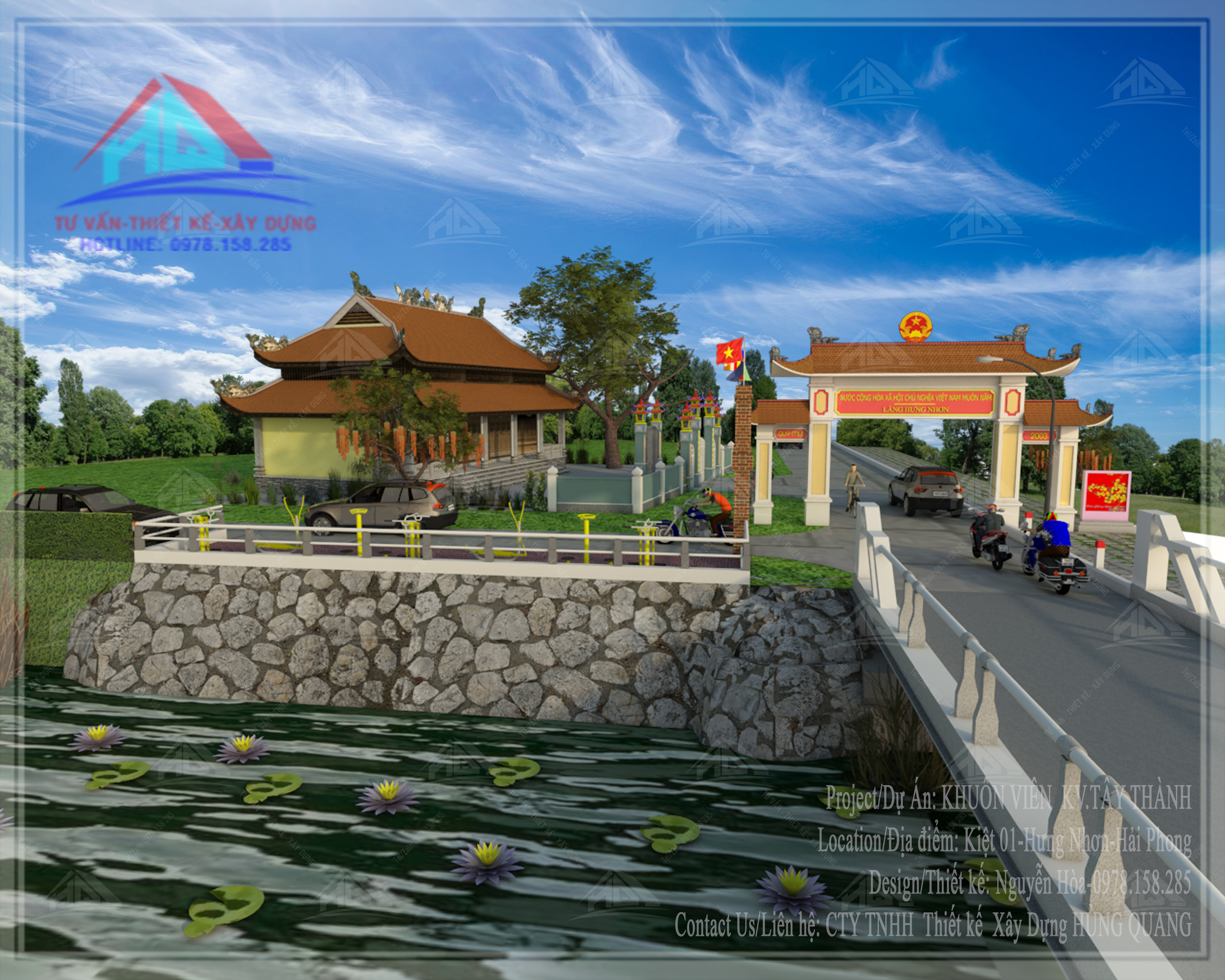 thiết kế công viên đẹp thiết kế chùa đẹp tai quang tri (4)